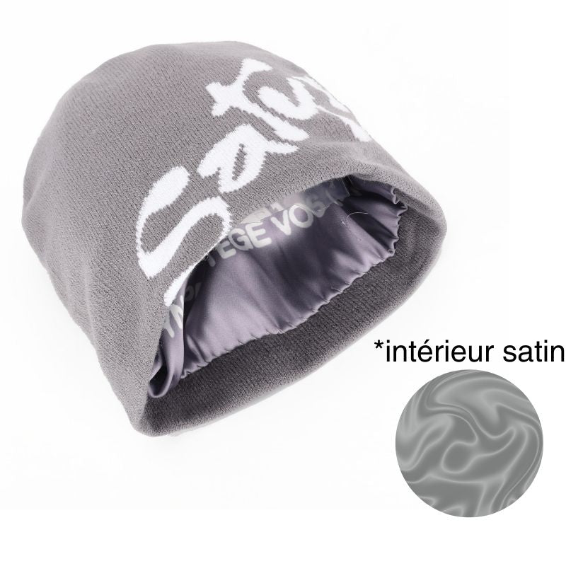 SatynBeanie - Satin interior