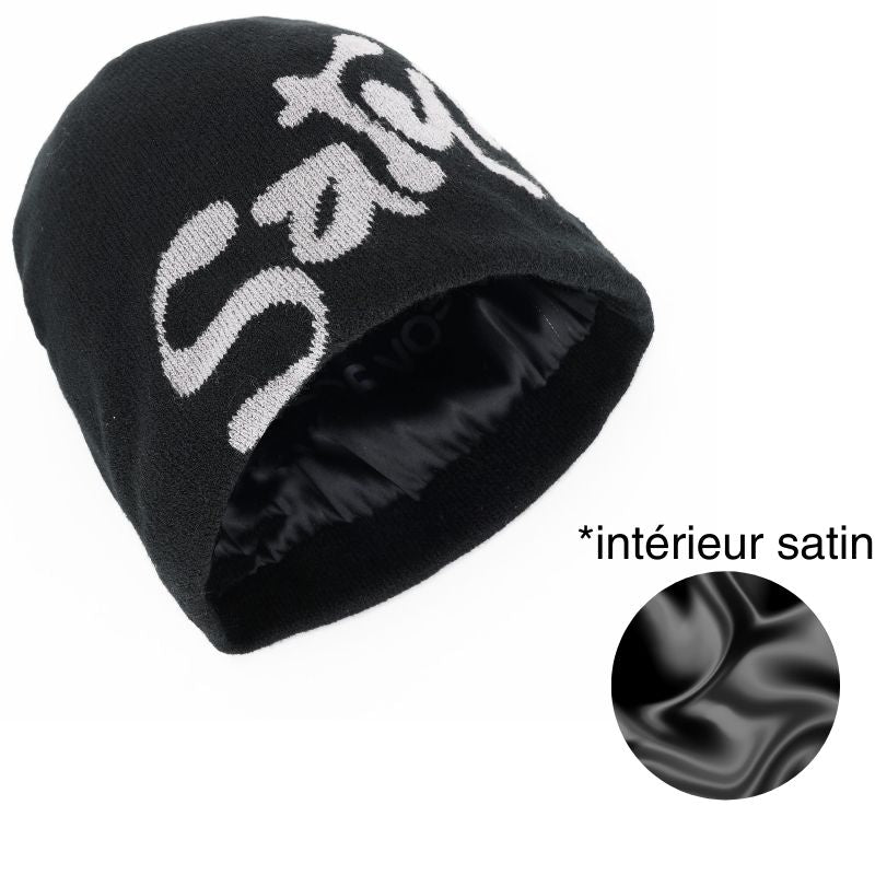 SatynBeanie - Satin interior